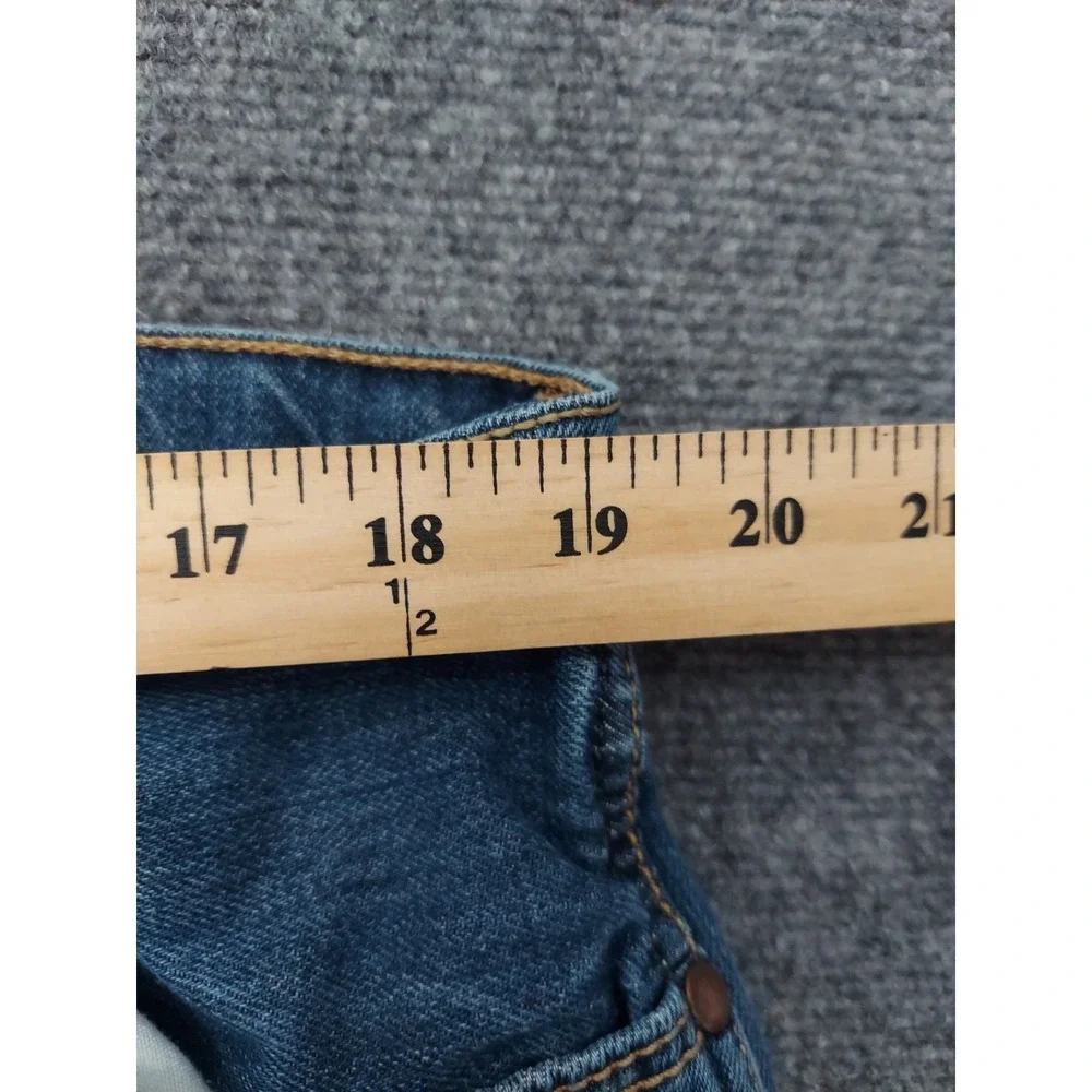 Wrangler Jeans Mens 38x36 Blue Slim Boot Cut Western Ranch Cowboy Cotton Denim